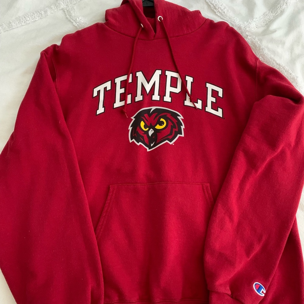 College Champion Hoodie Temple University Vintage